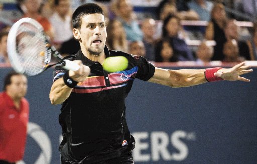 Djokovic - Fish en la final de Montreal. Novak Djokovic. AFP