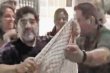  “¡Viva Palestina!”. Maradona muestra el pañuelo. Tomado de Internet.