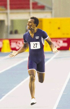  Brenes paró reloj en 45:29. 44:84 es la mejor marca de Brenes en 400 m en los Juegos en Mayagüez, Puerto Rico. Archivo.