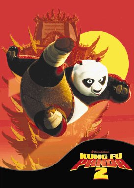 Cartelera de cine. Kung Fu Panda 2, película animada.
