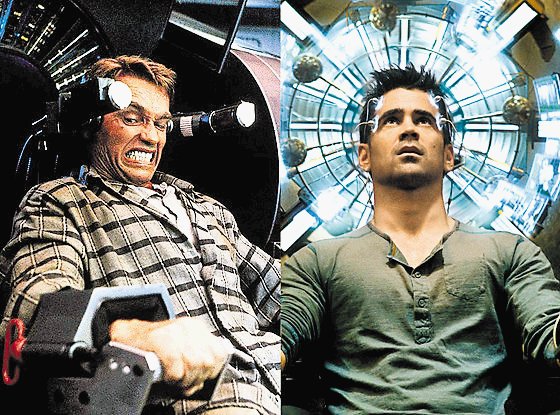  Memoria vendida. Comparación entre las dos películas: 1990 y 2012. Internet.