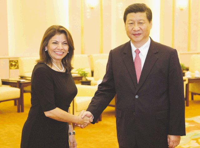 China y Costa Rica con más relación. Más unión. EFE.