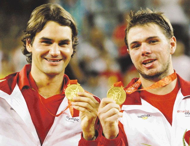 Nuevo elegido. Federer y Wawrinka.