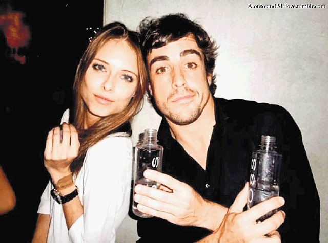  La inspiración de Fernando Alonso. Aún no confirman el romance, pero se nota que la pareja la pasa bien.
