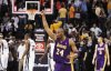  Lakers se consolidan. Kobe Bryant se convirtió en una de las figuras claves de Los Ángeles.AP.