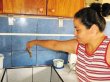  Norteños sufren por escasez de agua. Milagro Salas, de Jicarito, sufre a diario por la falta de agua. A las 8:30 a.m., ya el líquido escasea. Carlos Hernández.