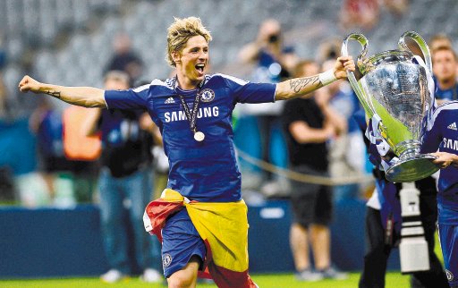 Torres no está a gusto en el Chelsea. Al “Niño” no le gusta ser suplente.AFO