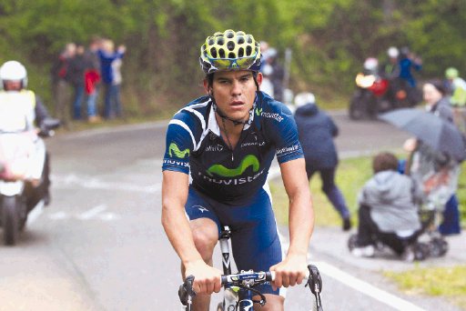 Amador llega de 29 en la etapa 17 del Giro de Italia. Amador. 