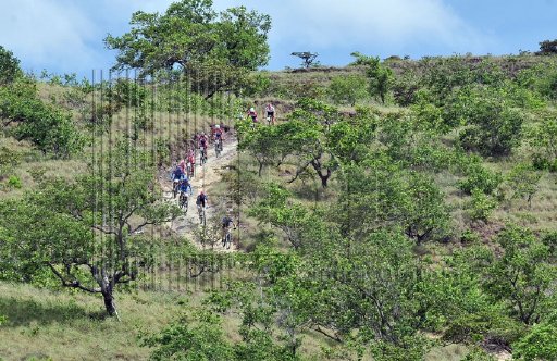 Guanaride arrancó de forma recreativa. La competencia atraviesa varios paisajes del norte de la provincia de Guanacaste. Alexánder Otárola.