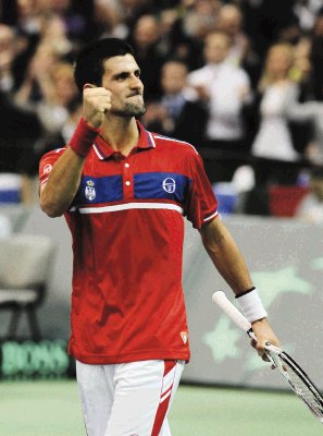 Djokovic volver&#x00E1; a la cancha ma&#x00F1;ana cuando se enfrente al franc&#x00E9;s Gael Monfils. EFE