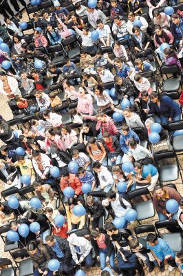 Participaron 500 ni&#x00F1;os de familias pobres.