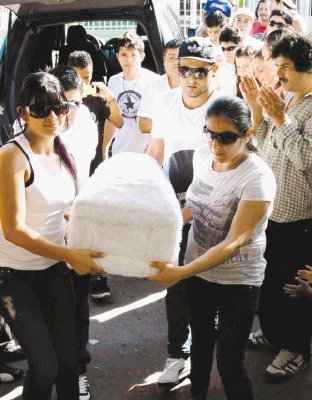 El menor fue velado por dos horas en la Iglesia Cristiana de L&#x00F3;pez Mateos. Javier Chaves.