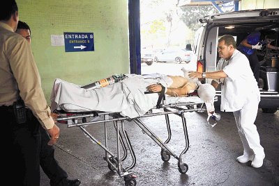 Granjel fue trasladado al hospital Monse&#x00F1;or Sanabria. GN.