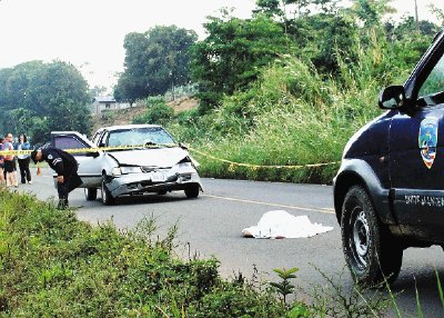 El accidente ocurri&#x00F3; en un zona bien demarcada y no llov&#x00ED;a dijo el Tr&#x00E1;nsito. E. Chinchilla.