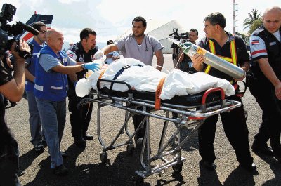 La menor lleg&#x00F3; el pasado viernes a la 1:05 p.m. al hospital Juan Santamar&#x00ED;a. Muri&#x00F3; camino al Hospital de Ni&#x00F1;os. S. V&#x00E1;squez.