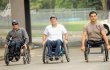  Ellos no tienen límites. Los atletas en silla de ruedas competirán en los eventos de atletismo y en el torneo de baloncesto. José Rivera.
