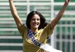 Miss Costa Rica recibe aplausos y elogios por su belleza y sus goles. Johanna Solano. Foto: Reuters
