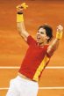  &#x201C;Victoria me da confianza&#x201D;. Rafael Nadal, tenista espa&#x00F1;ol, celebr&#x00F3; ayer su victora sobre el argentino Juan M&#x00F3;naco en la Copa Davis. AP.