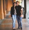 Sarvas: &#x201C;Podr&#x00ED;a escribir un libro&#x201D;. Sarvas junto a su esposa, Camila Benuce. Foto: Rafael Pacheco.