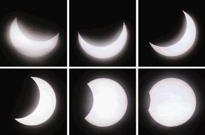 El eclipse comenz&#x00F3; sobre Medio Oriente y fue apreciado por millones de personas. EFE.