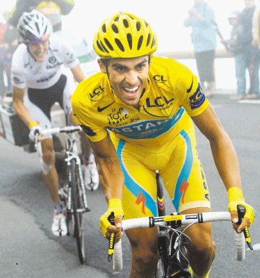   Exitoso: Los tres Tour de Francia hacen que Contador sea de los favoritos del pedalista tico. &#x201C;Es joven pero es un gran ciclista&#x201D;.