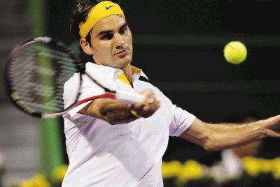 Federer estuvo seguro en su servicio y ya en el primer set, inclin&#x00F3; la balanza a su favor. AP.