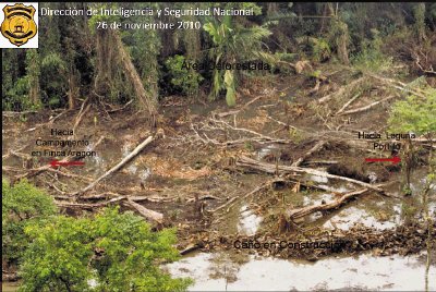 El impacto ambiental es incalculable en isla Calero. Archivo.