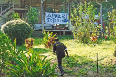 La finca de 40 hect&#x00E1;reas aparece a nombre de una sociedad an&#x00F3;nima. Jorge Rojas no habl&#x00F3; del costo del operativo. M. L&#x00F3;pez.