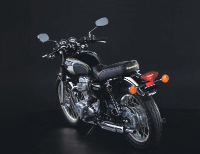 Una motocicleta de anta&#x00F1;o 