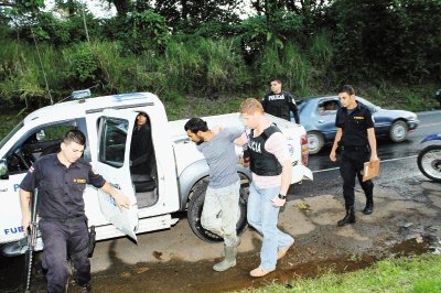 Uno de los detenidos por la Polic&#x00ED;a. Alejandro Nerdrick.