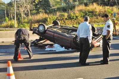 La v&#x00ED;ctima muri&#x00F3; aplastado por su veh&#x00ED;culo. Jorge Uma&#x00F1;a.