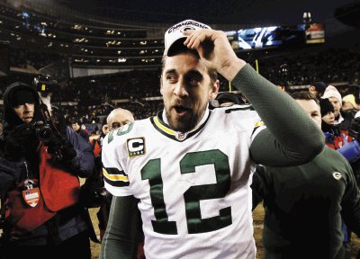 El mariscal de los Packers, Aaron Rodgers, tuvo una noche de ensue&#x00F1;o para llevar a su equipo al S&#x00FA;per Bowl. Reuters.