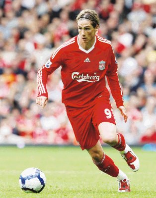 Torres anot&#x00F3; 81 goles en 142 partidos con el Liverpool. EFE.