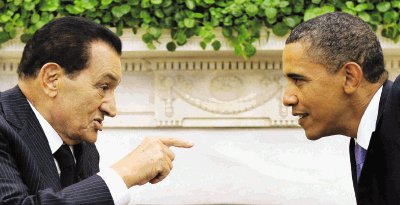 Se reuni&#x00F3; con Barack Obama, en setiembre anterior, tras varios a&#x00F1;os de enfriamiento de relaciones durante el mandato de George Bush. Mubarak ha sido reelegido en cuatro ocasiones.