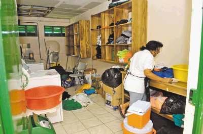 El estadio posee su propio servicio de lavander&#x00ED;a para contar con uniformes bien lavados y limpios.