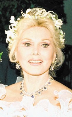 Zsa Zsa Gabor.