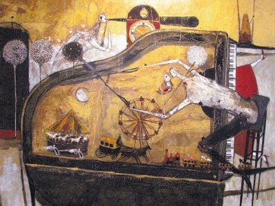 La exposici&#x00F3;n "The Pianistic" del artista cubano Pavel Nestor Lominchar. Cortes&#x00ED;a.