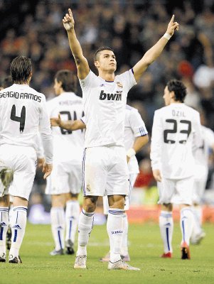 Cristiano Ronaldo es el l&#x00ED;der de goleo en Espa&#x00F1;a. Archivo.