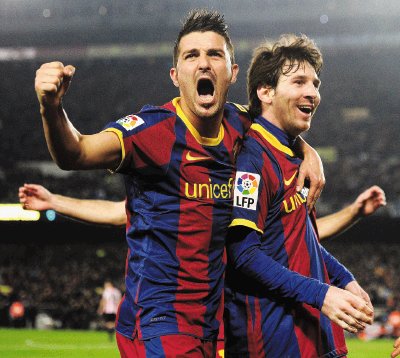 El gol de la &#x201C;Pulga&#x201D; le permite al Barcelona alejarse del Real Madrid. AFP