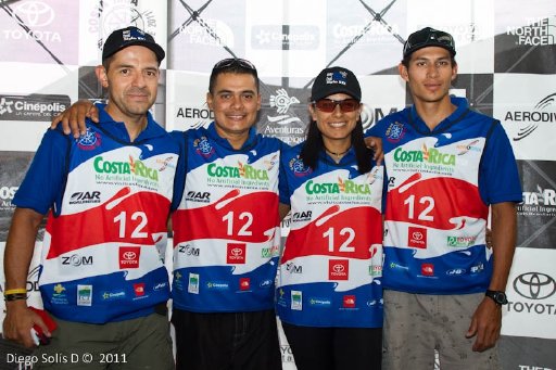 Grupo Orosi fue tercero en el Adventure Race. Grupo Orosi, Costa Rica. Foto cortesía.