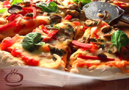 Pizza pr&#x00E1;ctica de tomate y albahaca Prep&#x00E1;rela con Sabores