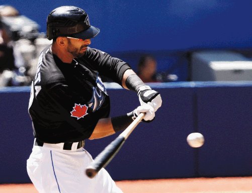 José Bautista viaja de primero a las estrellas. José Bautista encabeza las mayores con 27 jonrones.AFP