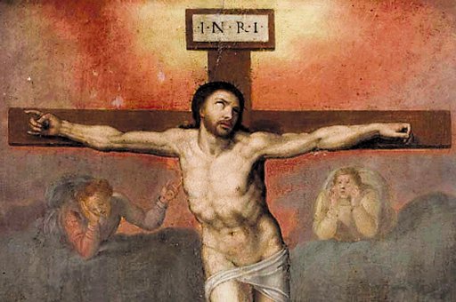 Hallan presunta obra de Miguel Ángel. Es una crucifixión. Foto tomada de Internet.