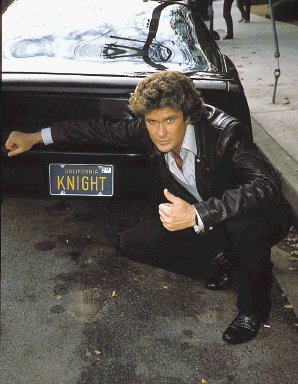  Un rostro come años. Michael Knight en el “Auto Fantástico”.