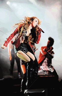  No donaron por pérdidas en Cyrus. El concierto fue el 21 de mayo pasado. Archivo.