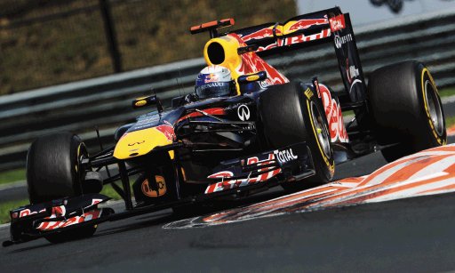 Vettel se afina y saldrá primero. El piloto alemán recuperó la confianza y velocidad.AFP