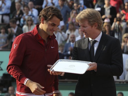 Federer renuncia al torneo de Halle para descansar tras Roland Garros. Actualmente, Federer es el número 3 del mundo. AP.