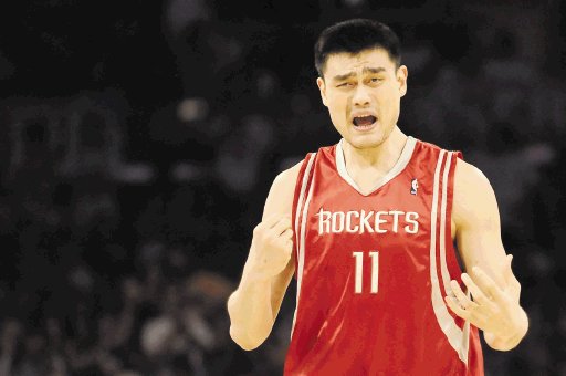  Tobillo lo tiene a punto del retiro. El contrato de Yao con los Rockets expira este el 30 de junio.