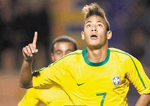 Neymar “el niño maravilla”. Estará en Copa América con Brasil. Archivo.