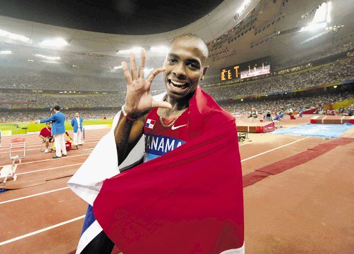  Nery vuelve a la pista el sábado. Saladino ganó el oro en Beijing 2008. en los Olímpicos. Archivo.